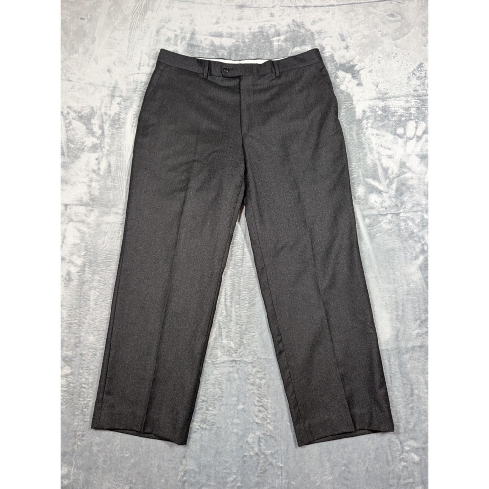 ENZO MANTOVANI X ZIGNONE Pants Mens 36X28 Black Wool Cashmere Italy 621914